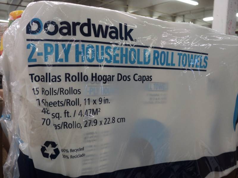 15 rolls Boardwalk 2 ply Paper Towe...