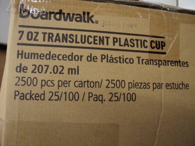Boardwalk 7 oz  Translucent Plastic...