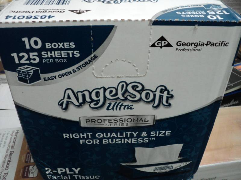 10 Boxes Angel Soft 2 ply Facial Ti...