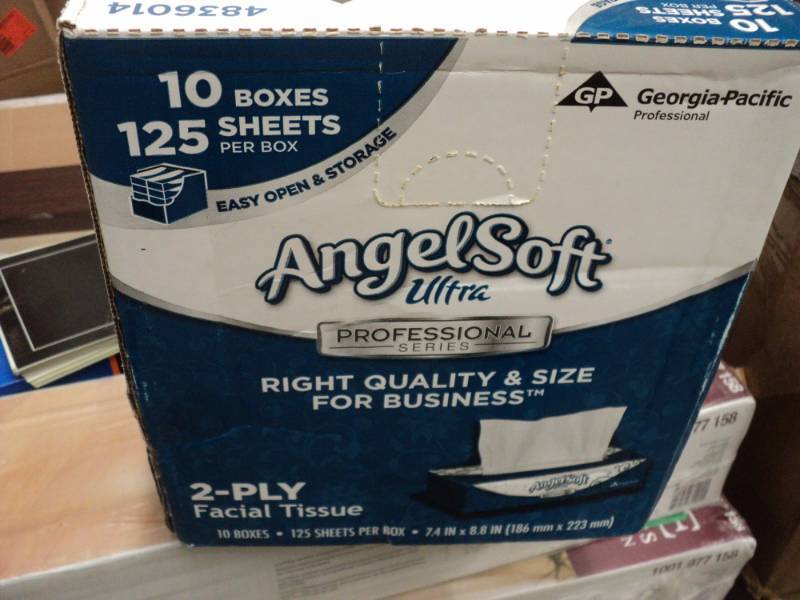 10 Boxes Angel Soft 2 ply Facial Ti...