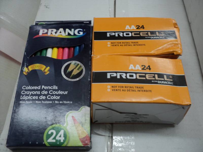 48 Procell AA Batteries and 24 Colo...