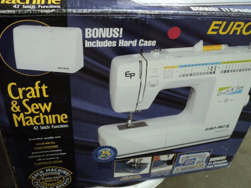 Euro Pro Craft and Sew Machine 42 S...