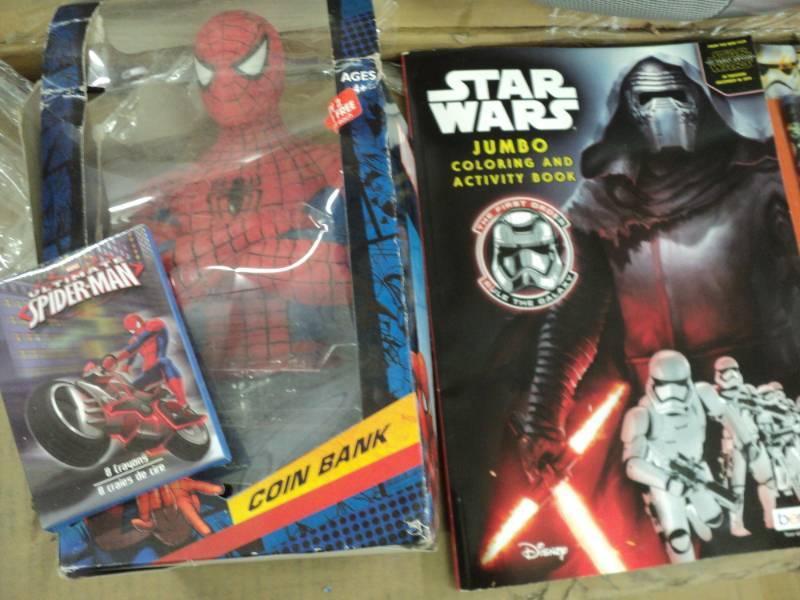 Spiderman, Star Wars, Headphones, J...