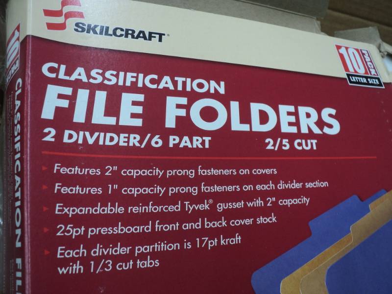 100 - Classification File Folders 1...