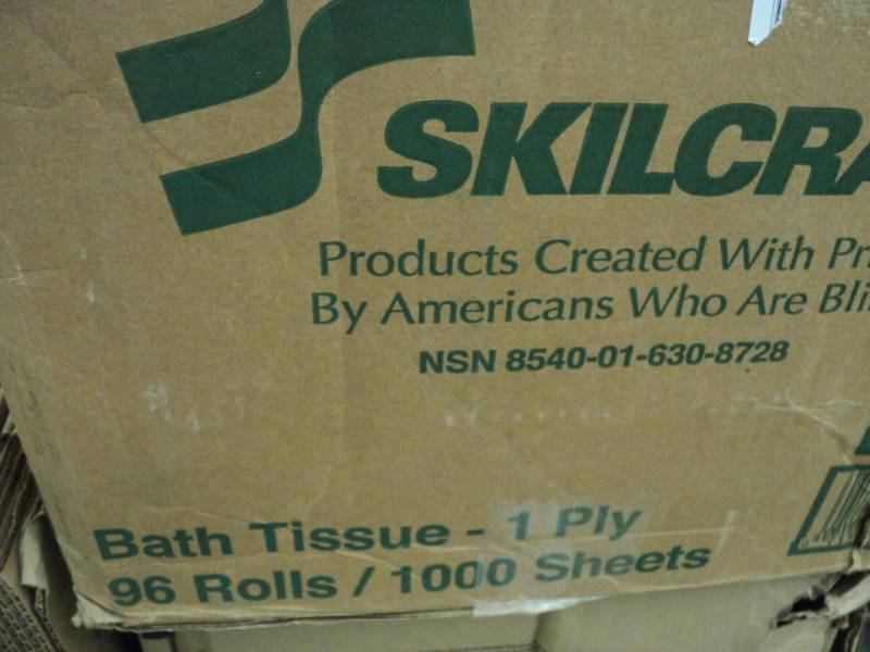 Skilcraft 96 Rolls 1 ply Bath Tissu...