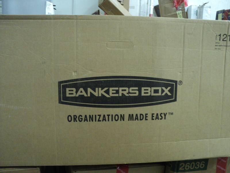 Box of 12 Bankers Boxes...