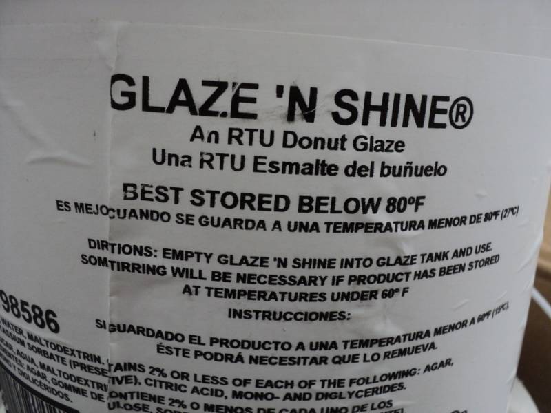 Glaze n Shine Donut Glaze 23 lbs....