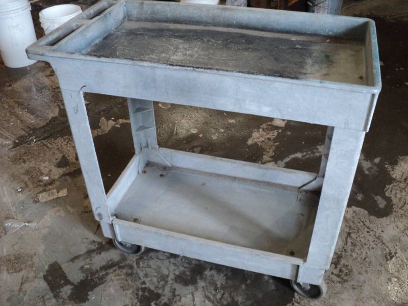 2 Shelf Cart on Wheels...