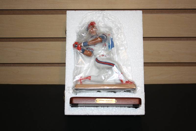 lot 13 image: Sports Impressions Reggie Jackson Figure and Card Lot
