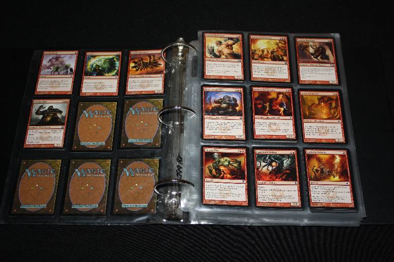 lot 50 image: Binder of 9 Pocket Pages of Magic The Gathering