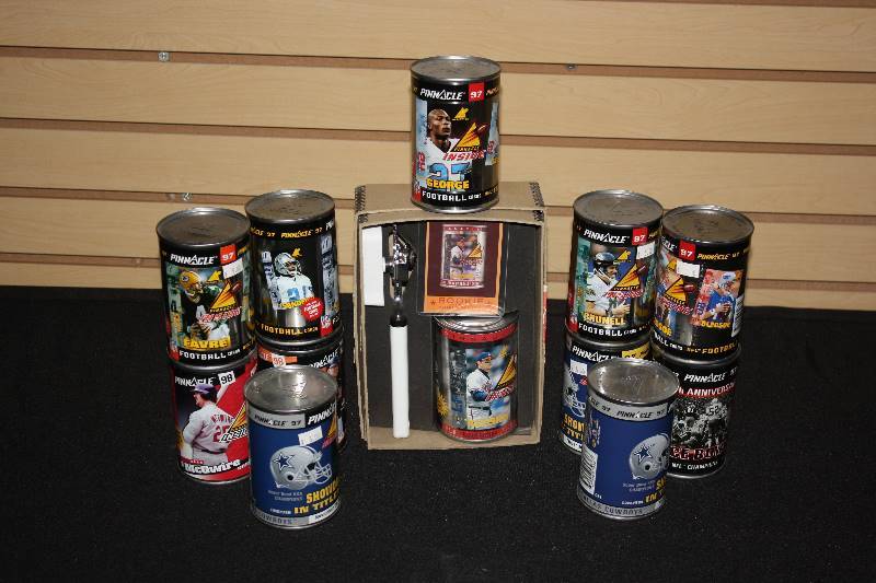 lot 51 image: Lot of Pinnacle Inside Unopened Cans and Can Opener