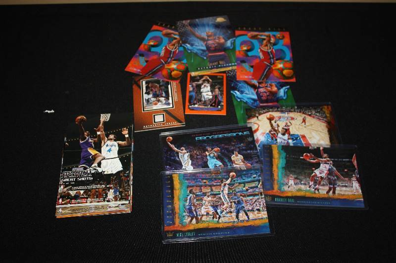 lot 56 image: Lot of Oversized and Oddball NBA Basketball Cards and Hoops Posters