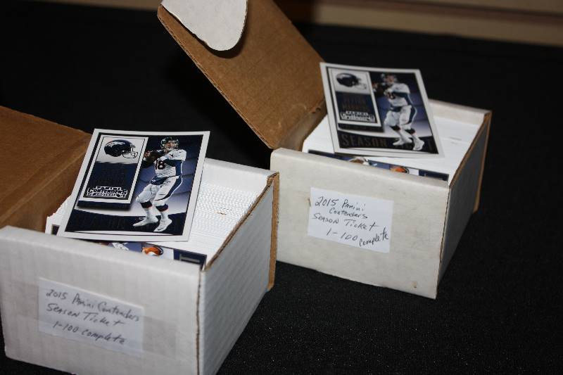 lot 68 image: Lot of 2 Sets of 2015 Panini Contenders Football 1-100