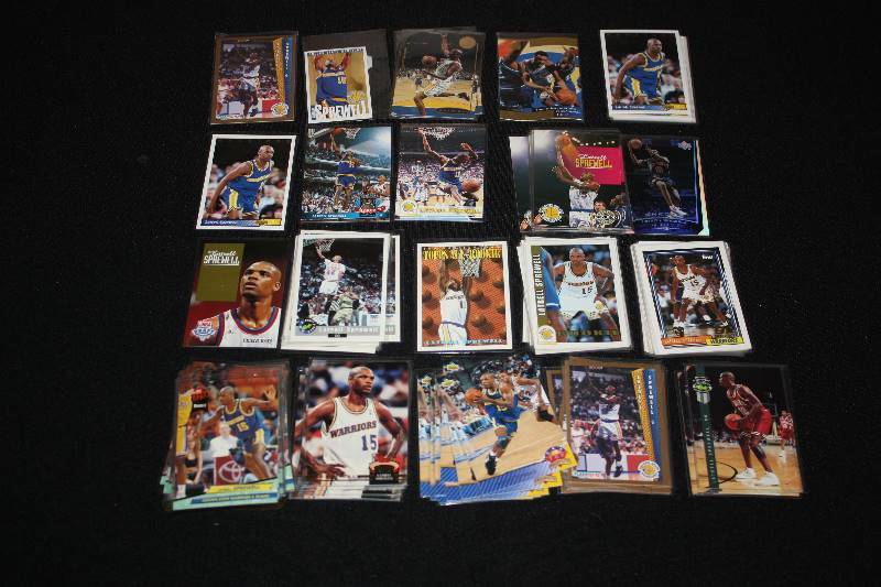 lot 69 image: Lot of 125 Latrell Sprewell Basketball Cards