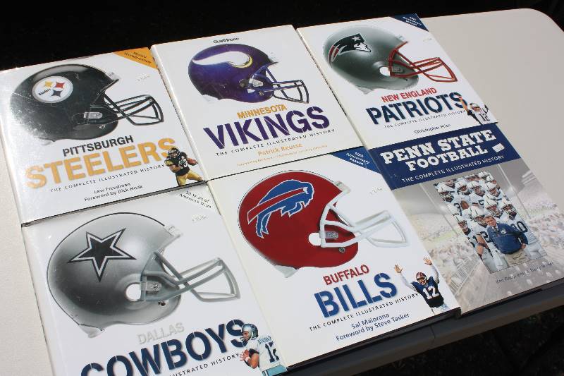 lot 78 image: Lot of 6 Hardcover Football Books