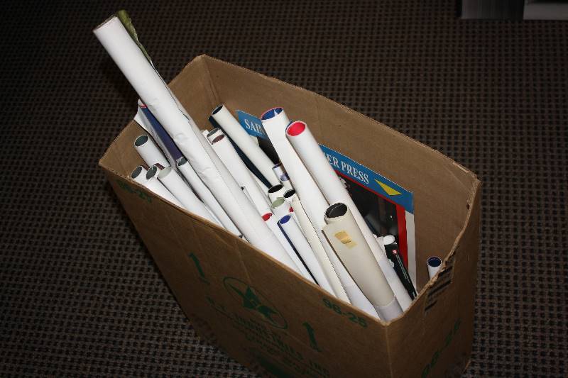 lot 88 image: Lot of 45 Minnesota Twins Rolled and Labeled Posters
