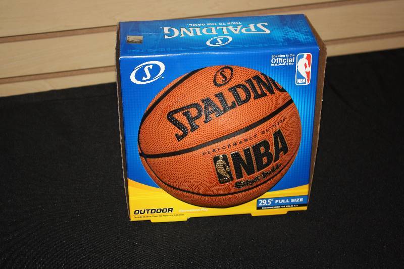 lot 92 image: Spalding Outdoor 29.5 Full Size Basketball New