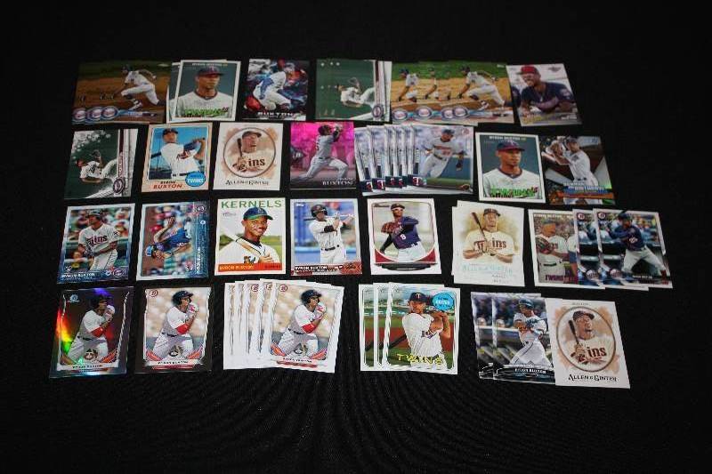 lot 120 image: Byron Buxton Baseball Cards 50 Card InvestmentDealer Lot