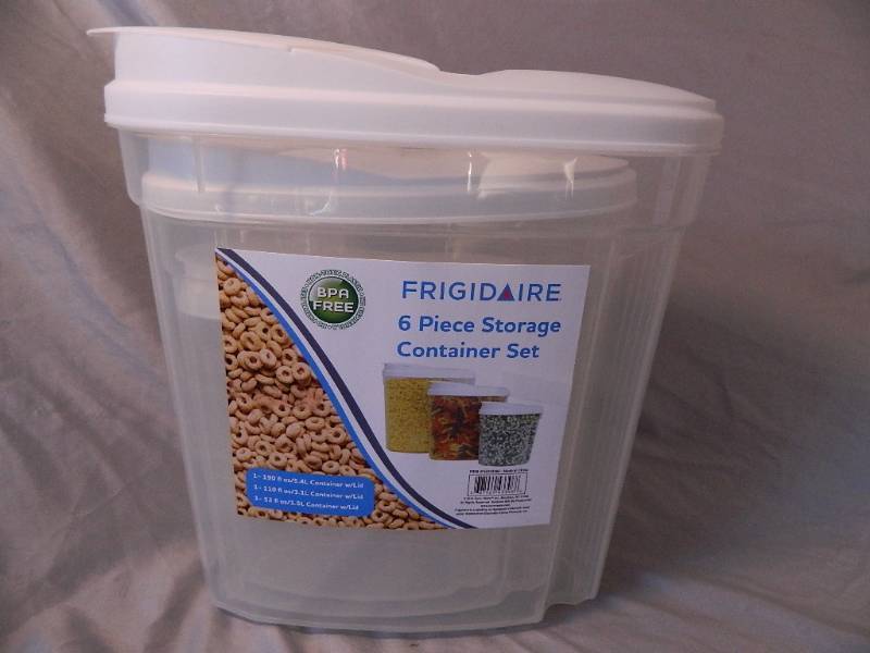 lot 17 image: New 6 Piece Storage Container Set