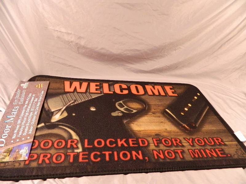 lot 55 image: New Novelty Welcome Mat