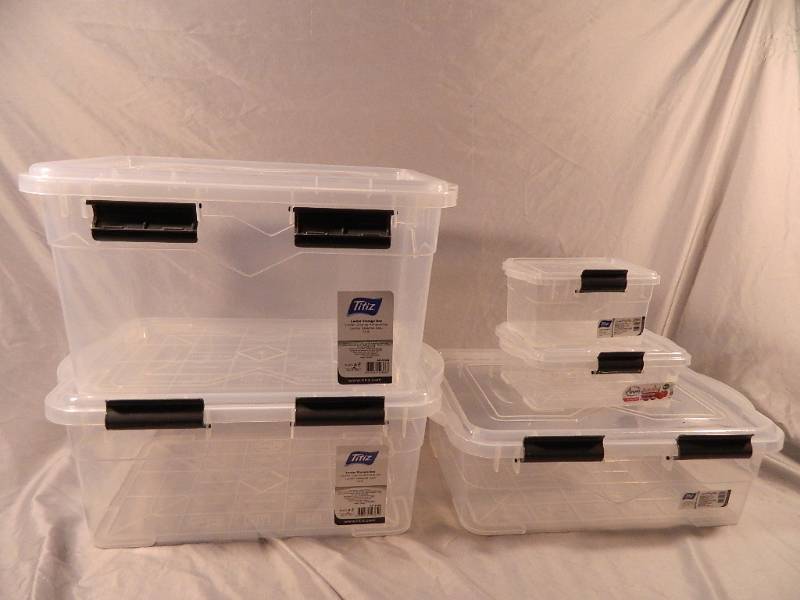 lot 59 image: 5 New Storage Containers