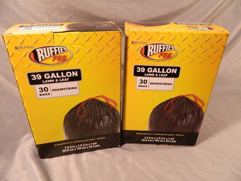 lot 81 image: 2 New Boxes of Garbage Bags