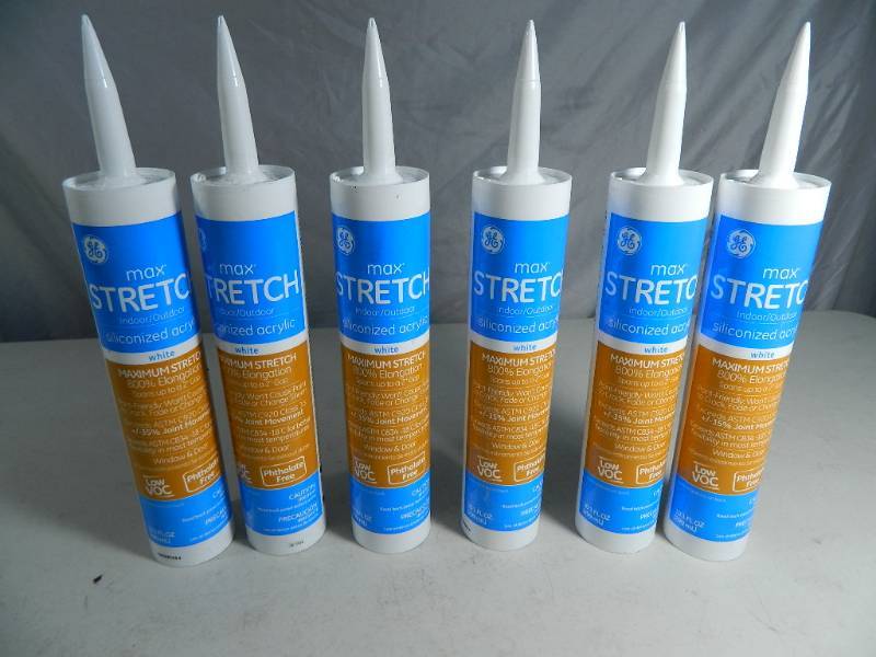 lot 88 image: 6 New Tubes of White Siliconized Acrylic