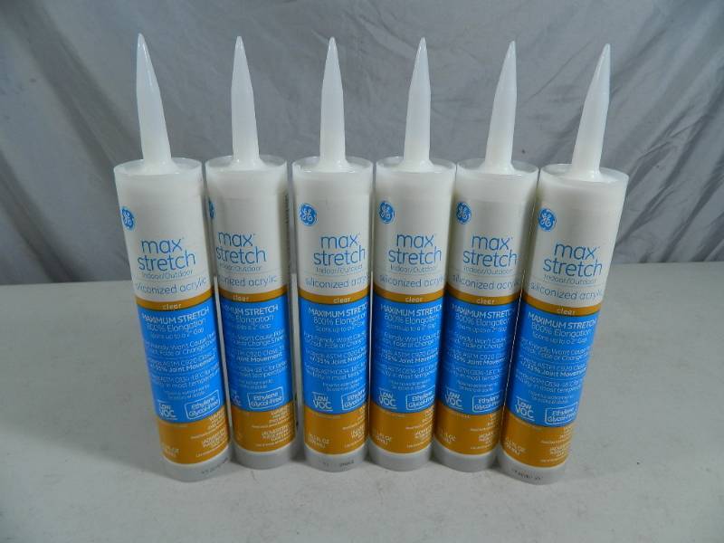 lot 112 image: 6 New Tubes of Clear Siliconized Acrylic