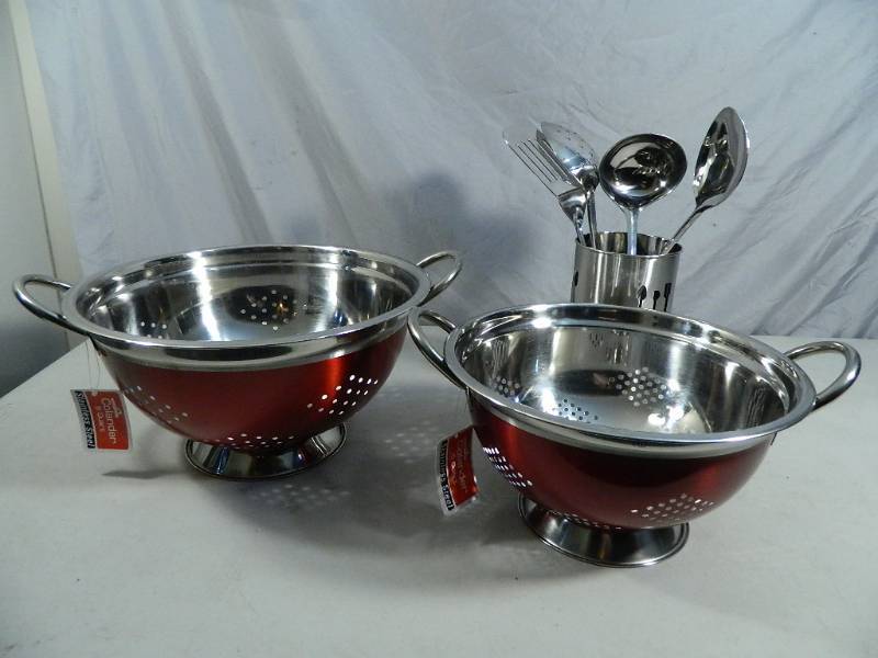 lot 113 image: New Colanders and Utensils