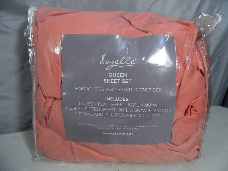 lot 127 image: New 6 Piece Queen Sheet Set