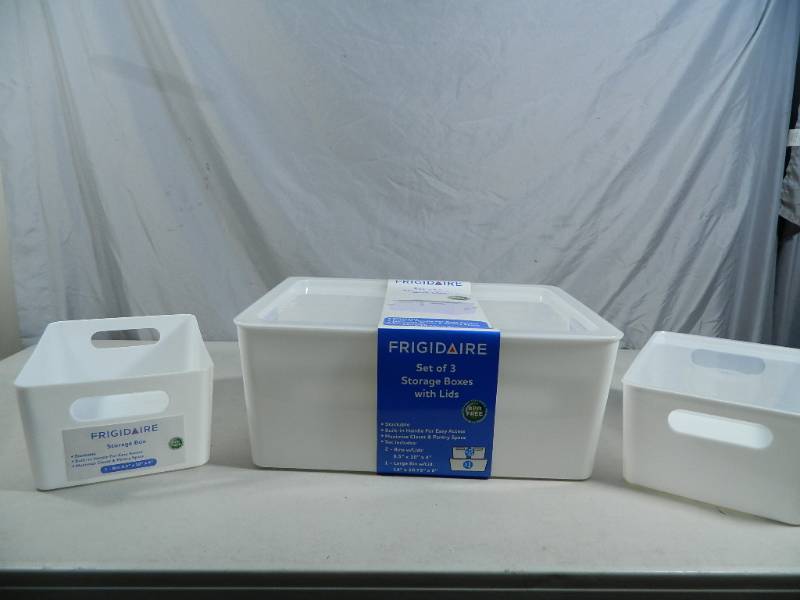 lot 137 image: New Frigidaire Storage Boxes