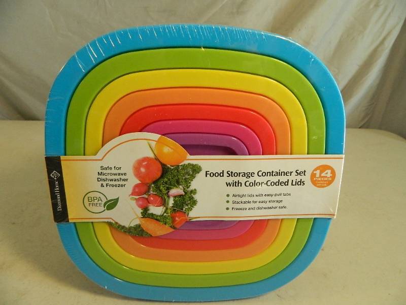 lot 144 image: New 14 Pc Food Storage Set