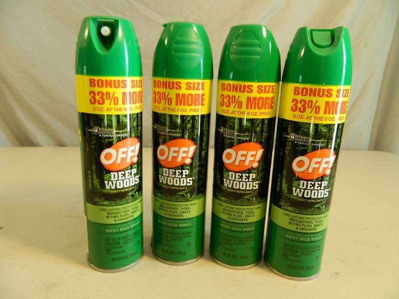 lot 172 image: 4 New Cans of OFF