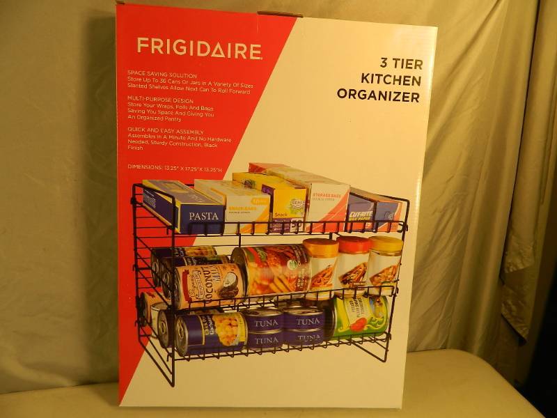 lot 227 image: New Frigidaire 3 Tier Kitchen Organizer