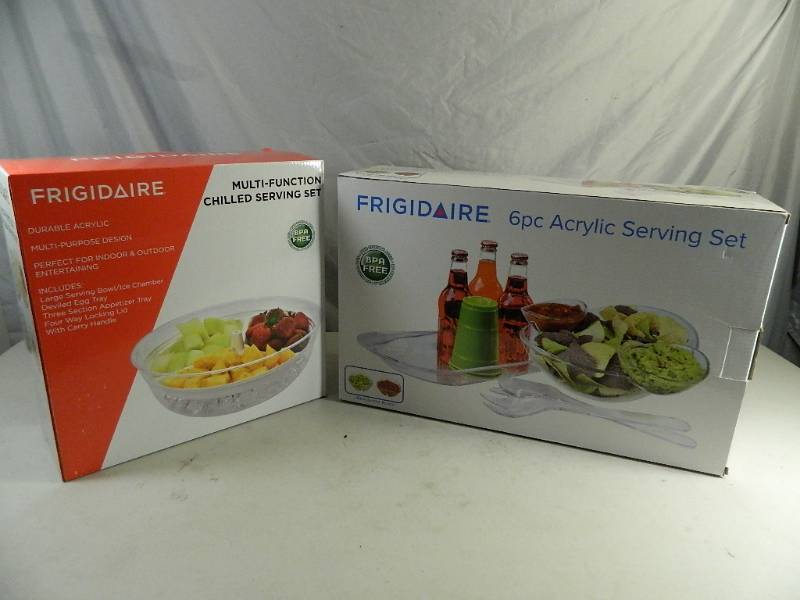 lot 233 image: 2 New Frigidaire Serving Sets
