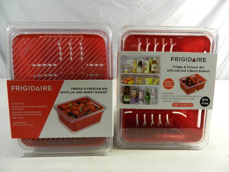 lot 250 image: 2 New Frigidaire Berry Baskets