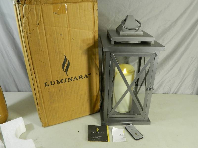 lot 27A image: New Luminara Flameless Candle with Lantern
