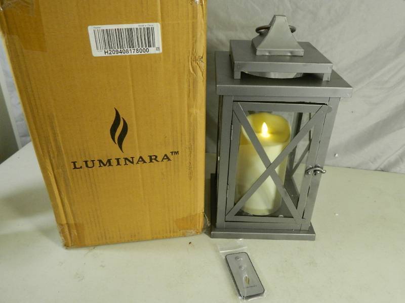 lot 27B image: New Luminara Flameless Candle with Lantern