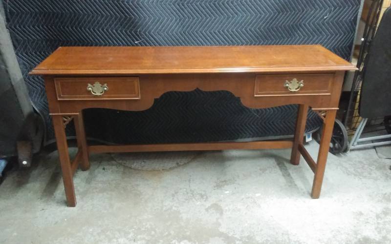 2-Door ConsoleCredenza Table By Hekman 54x16x28 (Match Lot #12)