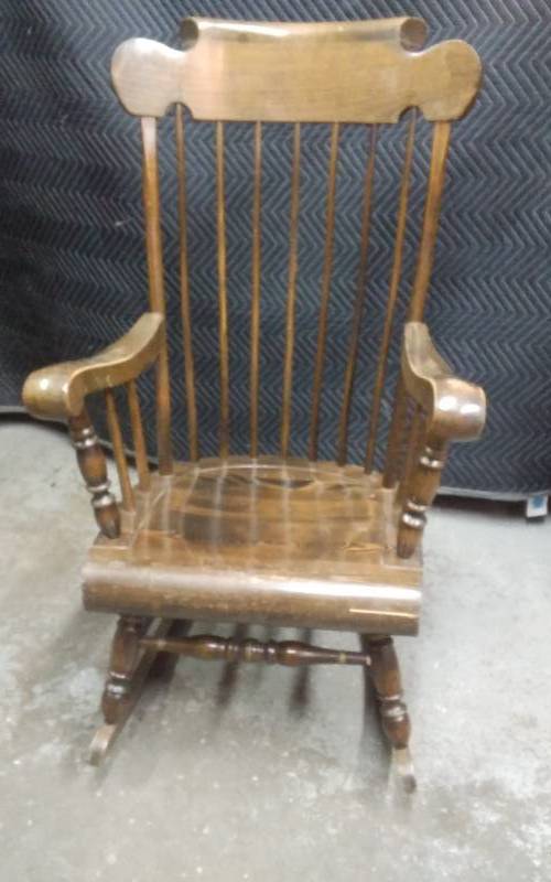 Large Wood Rocker 46x26