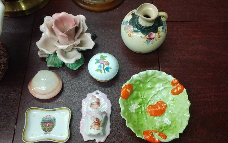 Lot Of Vintage Dish Wares and Collectibles (Limoges, Hungary, Italy, Royal Bayreuth, Others)