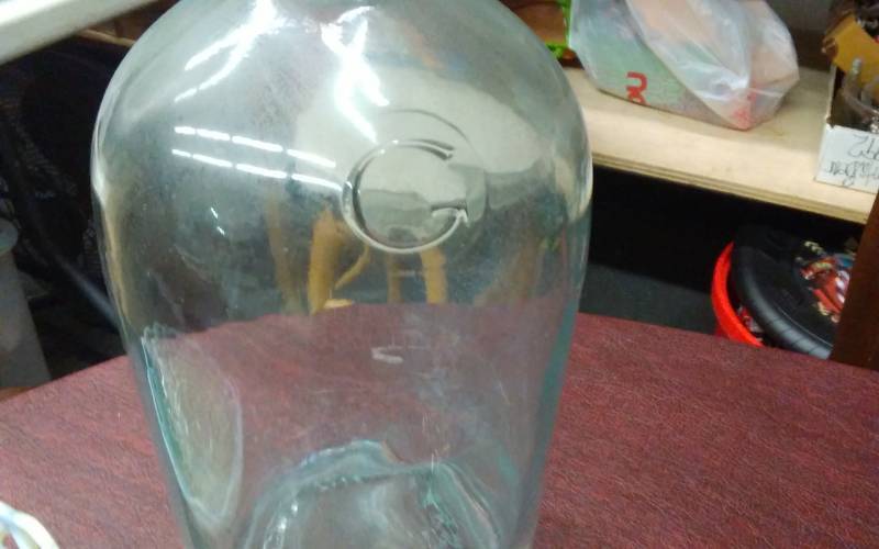 Grasselli Chemical Co. Bottle, Other Vintage Blue Glassware