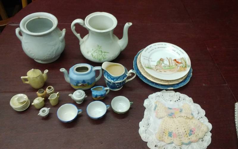 Vintage Tea Pots, Toy Tea Party, Misc