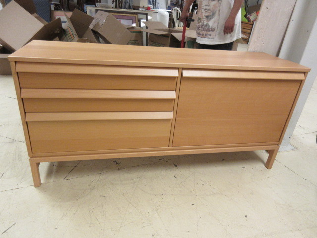 lot 608 image: SCANDINAVIAN STYLE BUFFET CABINET