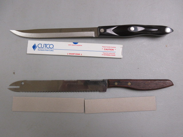 lot 626 image: CUTCO LONG KNIFE AND MORE