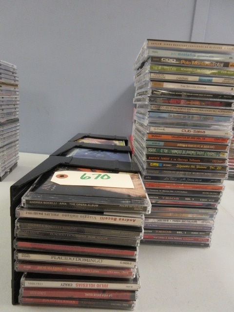 lot 670 image: LATIN AND MUJSIC LOVERS CD COLLECTION