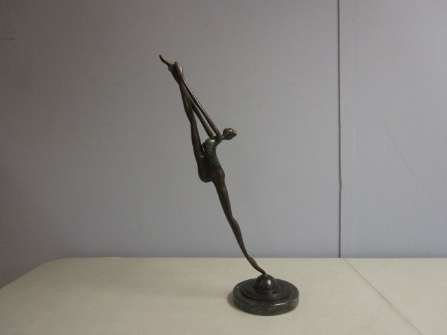 lot 693 image: BALLET DANCER SCULPTURE
