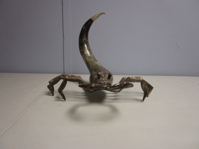 lot 721 image: SILVER AND BONE SCORPION