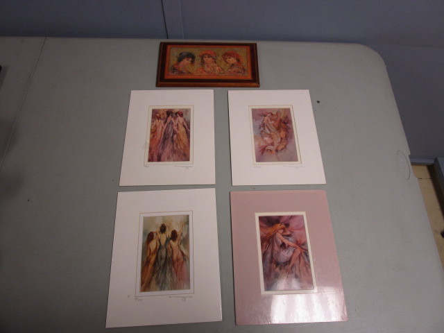 lot 771 image: SIGNED LIMITED EDITION WATERCOLORS AND AN ITALIAN PIECE