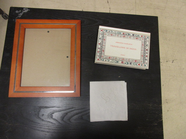 lot 804 image: TRAVEL JOURNAL AND PICTURE FRAME